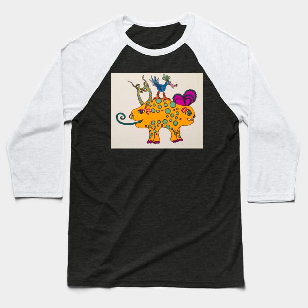Two in one Baseball T-Shirt by ArtwearbyBarbaraAlyn59